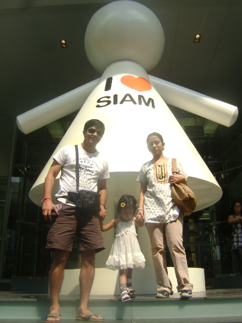 At the Siam Paragon Mall Entrance